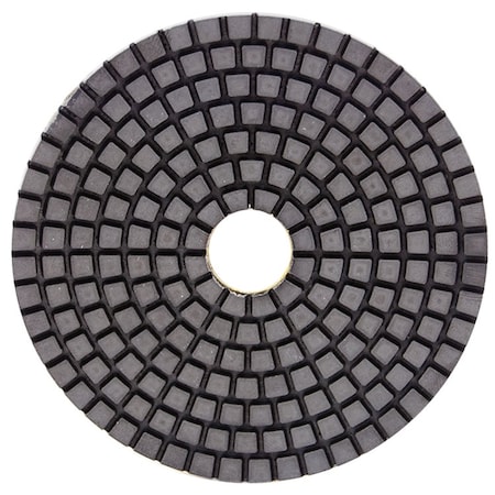 Lackmond Wet Polishing Pad, Resin Bonded Hook And Loop Backed, 4 Pad Diameter, 800 Grit PD8004